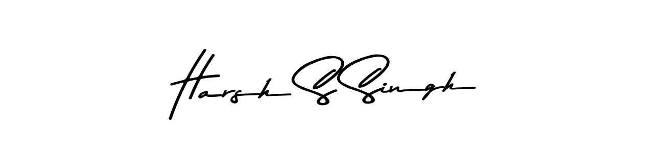 Use a signature maker to create a handwritten signature online. With this signature software, you can design (Asem Kandis PERSONAL USE) your own signature for name Harsh S Singh. Harsh S Singh signature style 9 images and pictures png