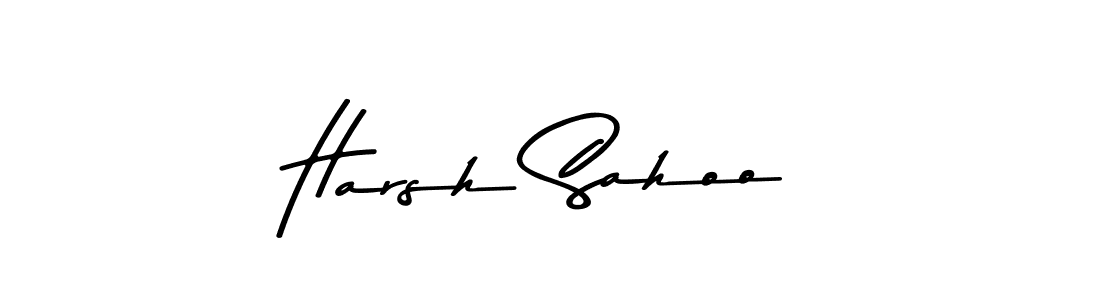 Design your own signature with our free online signature maker. With this signature software, you can create a handwritten (Asem Kandis PERSONAL USE) signature for name Harsh Sahoo. Harsh Sahoo signature style 9 images and pictures png