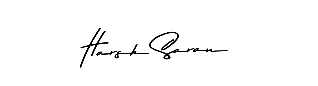 Make a beautiful signature design for name Harsh Saran. Use this online signature maker to create a handwritten signature for free. Harsh Saran signature style 9 images and pictures png