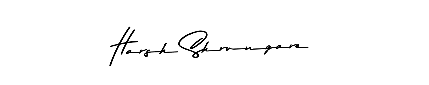 Also we have Harsh Shrungare name is the best signature style. Create professional handwritten signature collection using Asem Kandis PERSONAL USE autograph style. Harsh Shrungare signature style 9 images and pictures png
