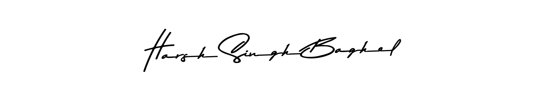 Design your own signature with our free online signature maker. With this signature software, you can create a handwritten (Asem Kandis PERSONAL USE) signature for name Harsh Singh Baghel. Harsh Singh Baghel signature style 9 images and pictures png