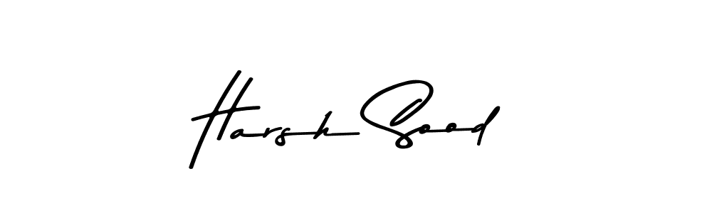 You should practise on your own different ways (Asem Kandis PERSONAL USE) to write your name (Harsh Sood) in signature. don't let someone else do it for you. Harsh Sood signature style 9 images and pictures png
