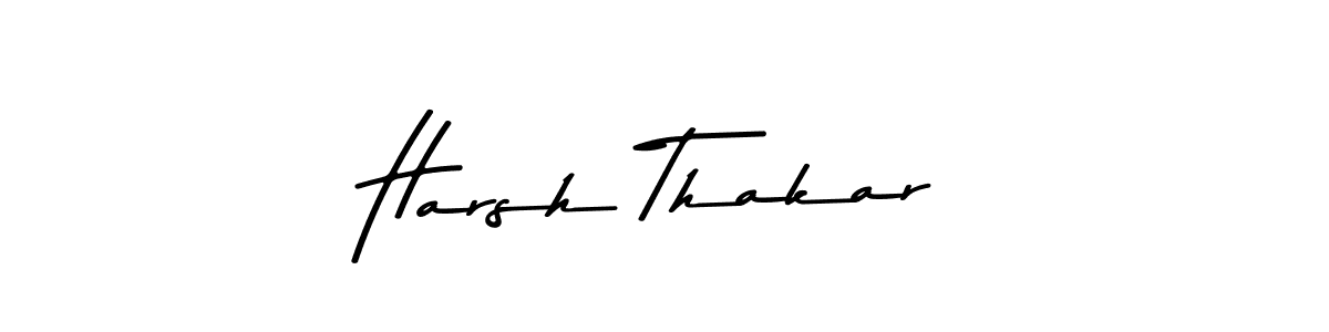 It looks lik you need a new signature style for name Harsh Thakar. Design unique handwritten (Asem Kandis PERSONAL USE) signature with our free signature maker in just a few clicks. Harsh Thakar signature style 9 images and pictures png