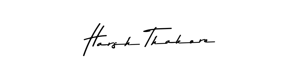 How to make Harsh Thakore signature? Asem Kandis PERSONAL USE is a professional autograph style. Create handwritten signature for Harsh Thakore name. Harsh Thakore signature style 9 images and pictures png