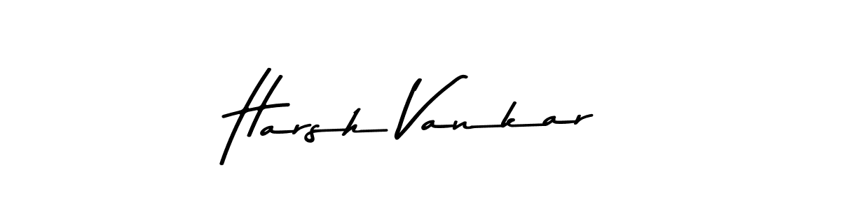 Asem Kandis PERSONAL USE is a professional signature style that is perfect for those who want to add a touch of class to their signature. It is also a great choice for those who want to make their signature more unique. Get Harsh Vankar name to fancy signature for free. Harsh Vankar signature style 9 images and pictures png