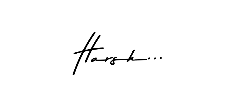 This is the best signature style for the Harsh... name. Also you like these signature font (Asem Kandis PERSONAL USE). Mix name signature. Harsh... signature style 9 images and pictures png