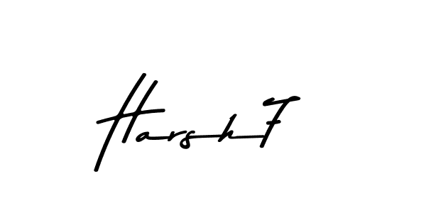 Similarly Asem Kandis PERSONAL USE is the best handwritten signature design. Signature creator online .You can use it as an online autograph creator for name Harsh7. Harsh7 signature style 9 images and pictures png