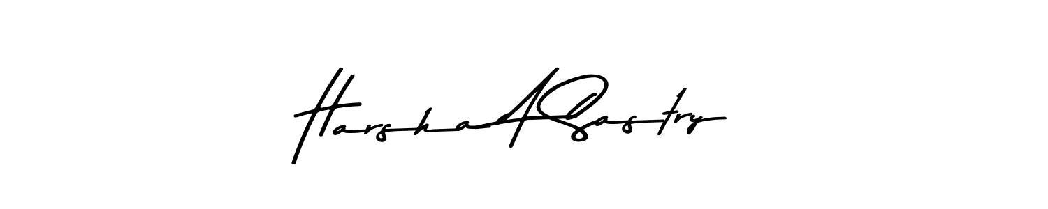 Also You can easily find your signature by using the search form. We will create Harsha A Sastry name handwritten signature images for you free of cost using Asem Kandis PERSONAL USE sign style. Harsha A Sastry signature style 9 images and pictures png