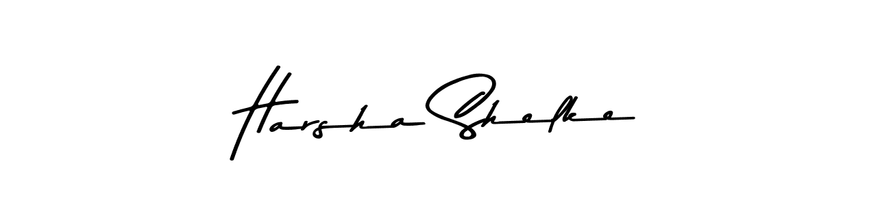 Make a beautiful signature design for name Harsha Shelke. Use this online signature maker to create a handwritten signature for free. Harsha Shelke signature style 9 images and pictures png