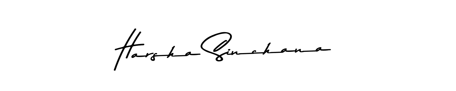 Similarly Asem Kandis PERSONAL USE is the best handwritten signature design. Signature creator online .You can use it as an online autograph creator for name Harsha Sinchana. Harsha Sinchana signature style 9 images and pictures png