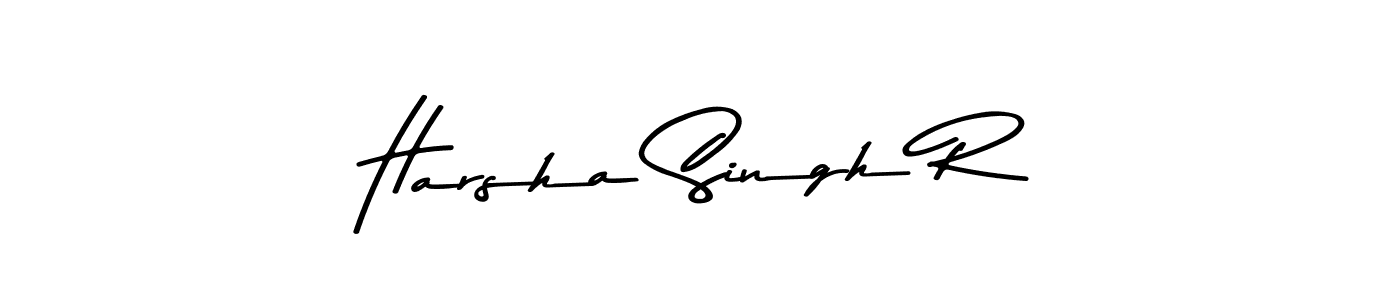Harsha Singh R stylish signature style. Best Handwritten Sign (Asem Kandis PERSONAL USE) for my name. Handwritten Signature Collection Ideas for my name Harsha Singh R. Harsha Singh R signature style 9 images and pictures png