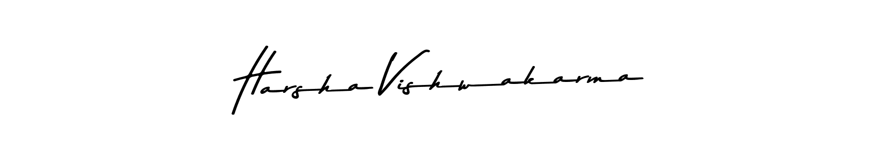 Use a signature maker to create a handwritten signature online. With this signature software, you can design (Asem Kandis PERSONAL USE) your own signature for name Harsha Vishwakarma. Harsha Vishwakarma signature style 9 images and pictures png