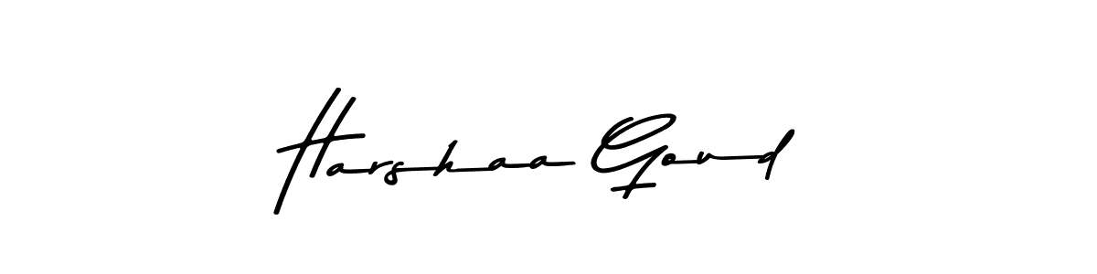 Also we have Harshaa Goud name is the best signature style. Create professional handwritten signature collection using Asem Kandis PERSONAL USE autograph style. Harshaa Goud signature style 9 images and pictures png