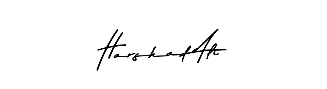 if you are searching for the best signature style for your name Harshad Ali. so please give up your signature search. here we have designed multiple signature styles  using Asem Kandis PERSONAL USE. Harshad Ali signature style 9 images and pictures png