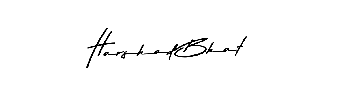 Use a signature maker to create a handwritten signature online. With this signature software, you can design (Asem Kandis PERSONAL USE) your own signature for name Harshad Bhat. Harshad Bhat signature style 9 images and pictures png