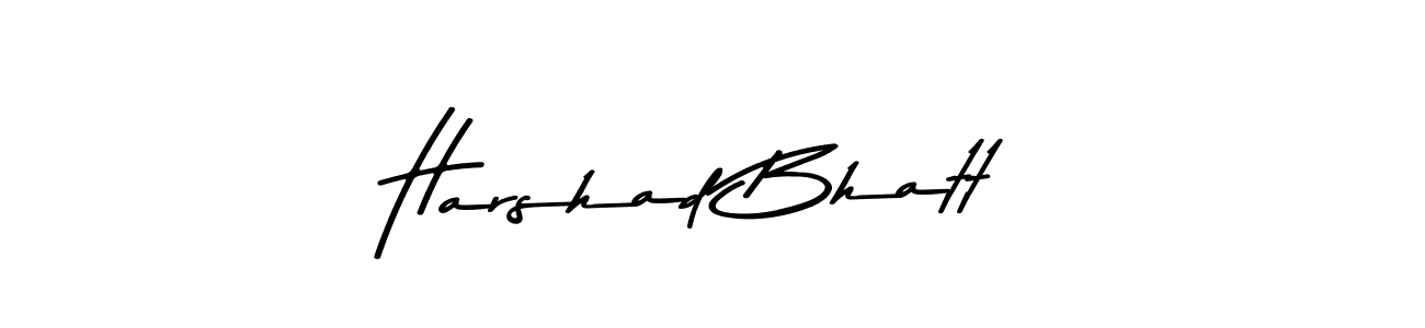 Make a beautiful signature design for name Harshad Bhatt. Use this online signature maker to create a handwritten signature for free. Harshad Bhatt signature style 9 images and pictures png