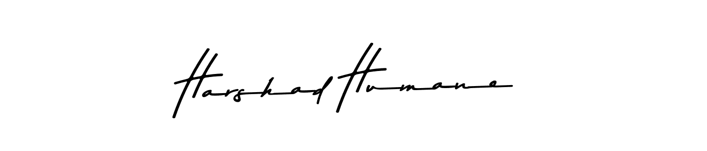 Make a beautiful signature design for name Harshad Humane. Use this online signature maker to create a handwritten signature for free. Harshad Humane signature style 9 images and pictures png