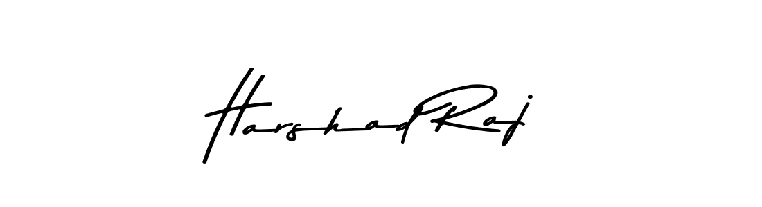 This is the best signature style for the Harshad Raj name. Also you like these signature font (Asem Kandis PERSONAL USE). Mix name signature. Harshad Raj signature style 9 images and pictures png