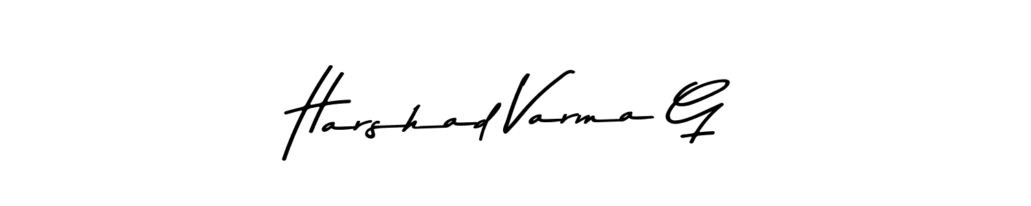 It looks lik you need a new signature style for name Harshad Varma G. Design unique handwritten (Asem Kandis PERSONAL USE) signature with our free signature maker in just a few clicks. Harshad Varma G signature style 9 images and pictures png