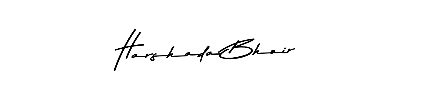 This is the best signature style for the Harshada Bhoir name. Also you like these signature font (Asem Kandis PERSONAL USE). Mix name signature. Harshada Bhoir signature style 9 images and pictures png