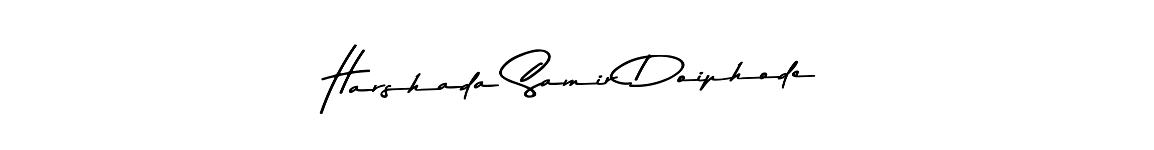 Also we have Harshada Samir Doiphode name is the best signature style. Create professional handwritten signature collection using Asem Kandis PERSONAL USE autograph style. Harshada Samir Doiphode signature style 9 images and pictures png