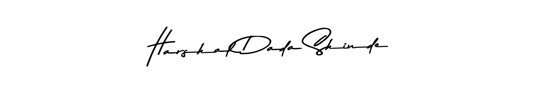 Create a beautiful signature design for name Harshal Dada Shinde. With this signature (Asem Kandis PERSONAL USE) fonts, you can make a handwritten signature for free. Harshal Dada Shinde signature style 9 images and pictures png