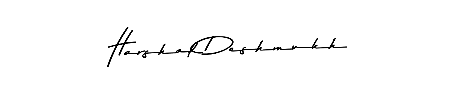 Harshal Deshmukh stylish signature style. Best Handwritten Sign (Asem Kandis PERSONAL USE) for my name. Handwritten Signature Collection Ideas for my name Harshal Deshmukh. Harshal Deshmukh signature style 9 images and pictures png