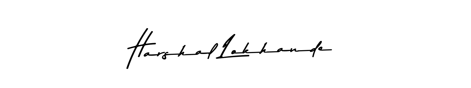 You should practise on your own different ways (Asem Kandis PERSONAL USE) to write your name (Harshal Lokhande) in signature. don't let someone else do it for you. Harshal Lokhande signature style 9 images and pictures png
