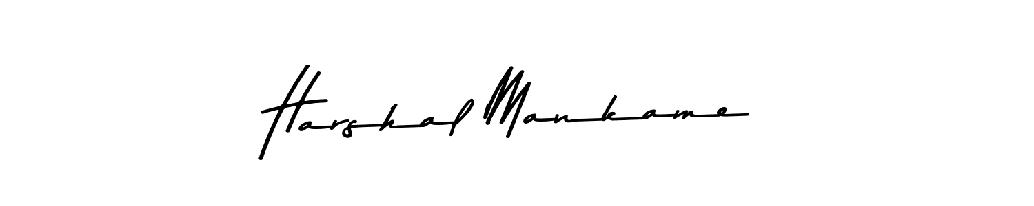 Make a short Harshal Mankame signature style. Manage your documents anywhere anytime using Asem Kandis PERSONAL USE. Create and add eSignatures, submit forms, share and send files easily. Harshal Mankame signature style 9 images and pictures png