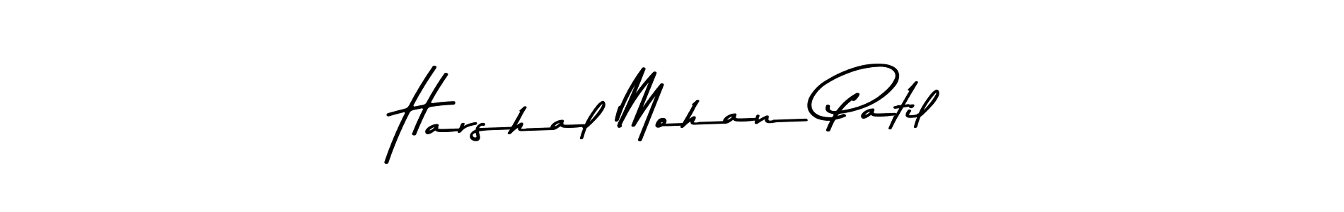Use a signature maker to create a handwritten signature online. With this signature software, you can design (Asem Kandis PERSONAL USE) your own signature for name Harshal Mohan Patil. Harshal Mohan Patil signature style 9 images and pictures png
