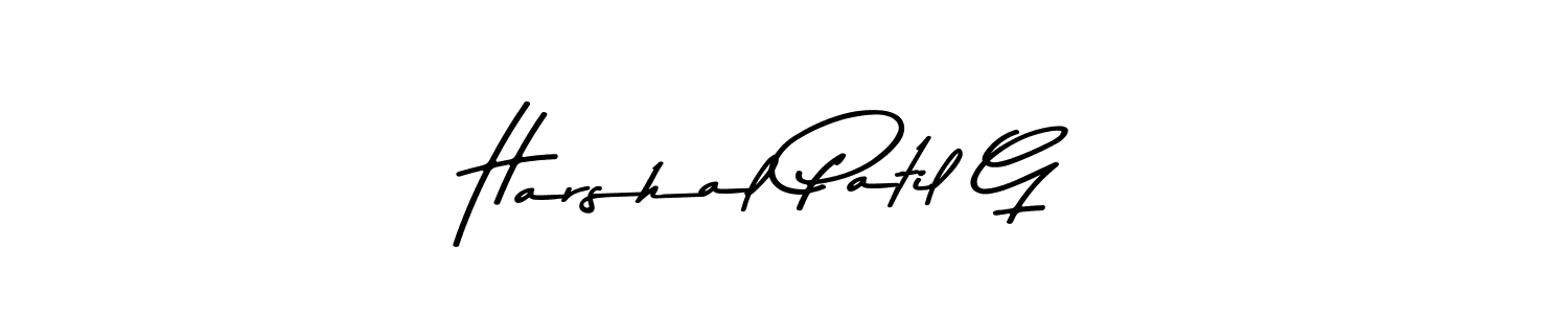 Also You can easily find your signature by using the search form. We will create Harshal Patil G name handwritten signature images for you free of cost using Asem Kandis PERSONAL USE sign style. Harshal Patil G signature style 9 images and pictures png