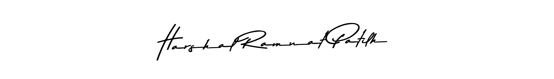 Harshal Ramnat Patilh stylish signature style. Best Handwritten Sign (Asem Kandis PERSONAL USE) for my name. Handwritten Signature Collection Ideas for my name Harshal Ramnat Patilh. Harshal Ramnat Patilh signature style 9 images and pictures png
