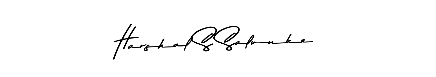 You should practise on your own different ways (Asem Kandis PERSONAL USE) to write your name (Harshal S Salunke) in signature. don't let someone else do it for you. Harshal S Salunke signature style 9 images and pictures png