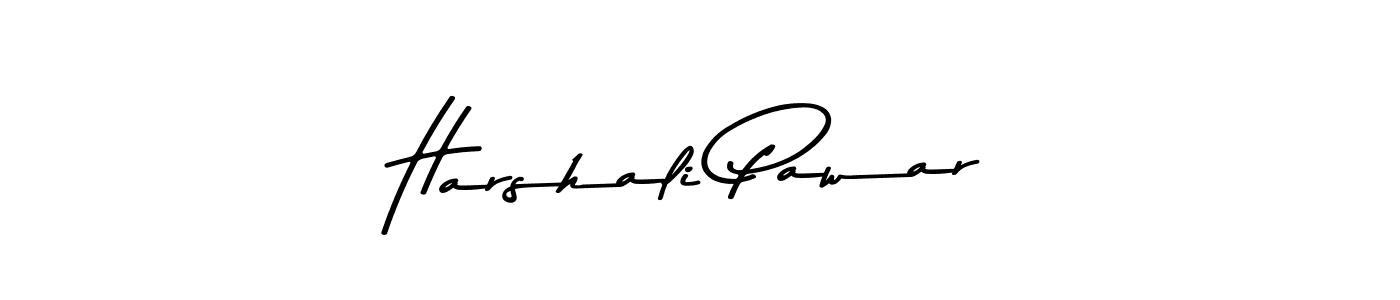 Similarly Asem Kandis PERSONAL USE is the best handwritten signature design. Signature creator online .You can use it as an online autograph creator for name Harshali Pawar. Harshali Pawar signature style 9 images and pictures png