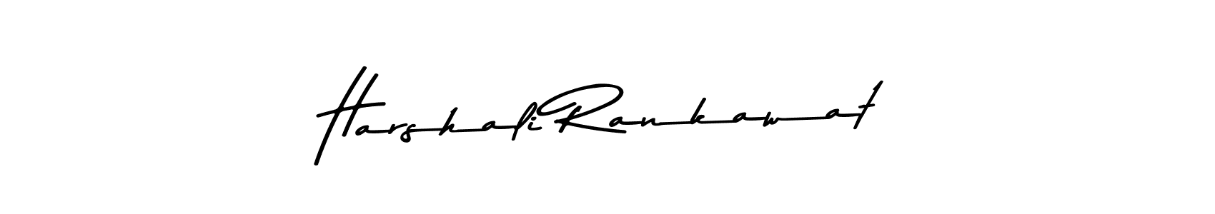 Also we have Harshali Rankawat name is the best signature style. Create professional handwritten signature collection using Asem Kandis PERSONAL USE autograph style. Harshali Rankawat signature style 9 images and pictures png