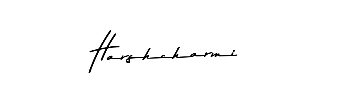 Similarly Asem Kandis PERSONAL USE is the best handwritten signature design. Signature creator online .You can use it as an online autograph creator for name Harshcharmi. Harshcharmi signature style 9 images and pictures png