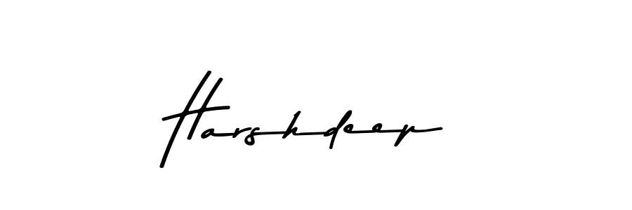 Harshdeep stylish signature style. Best Handwritten Sign (Asem Kandis PERSONAL USE) for my name. Handwritten Signature Collection Ideas for my name Harshdeep. Harshdeep signature style 9 images and pictures png