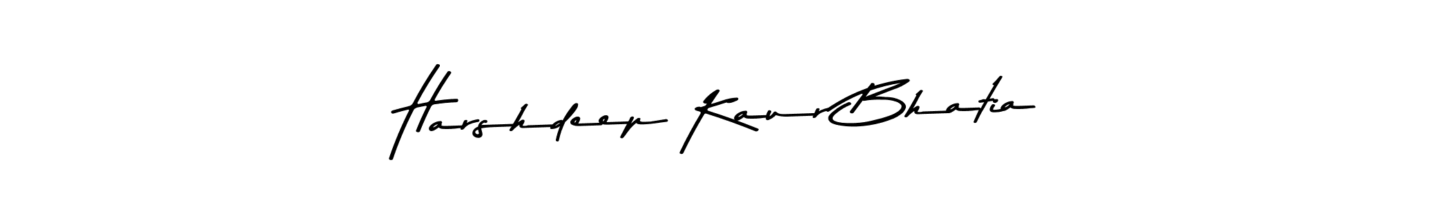 Also we have Harshdeep Kaur Bhatia name is the best signature style. Create professional handwritten signature collection using Asem Kandis PERSONAL USE autograph style. Harshdeep Kaur Bhatia signature style 9 images and pictures png