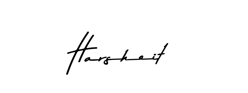 Use a signature maker to create a handwritten signature online. With this signature software, you can design (Asem Kandis PERSONAL USE) your own signature for name Harsheit. Harsheit signature style 9 images and pictures png