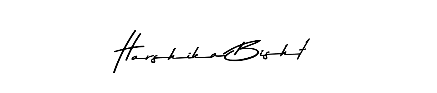 How to make Harshika Bisht signature? Asem Kandis PERSONAL USE is a professional autograph style. Create handwritten signature for Harshika Bisht name. Harshika Bisht signature style 9 images and pictures png