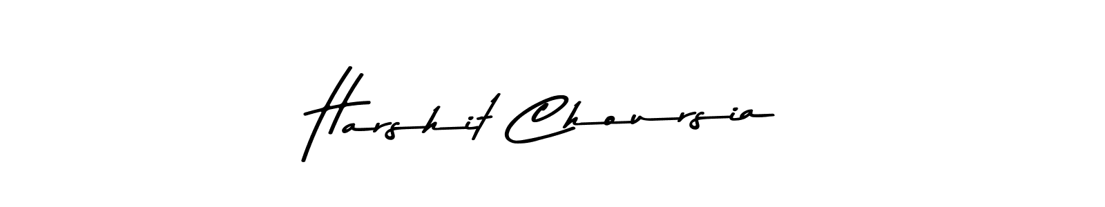 Harshit Choursia stylish signature style. Best Handwritten Sign (Asem Kandis PERSONAL USE) for my name. Handwritten Signature Collection Ideas for my name Harshit Choursia. Harshit Choursia signature style 9 images and pictures png