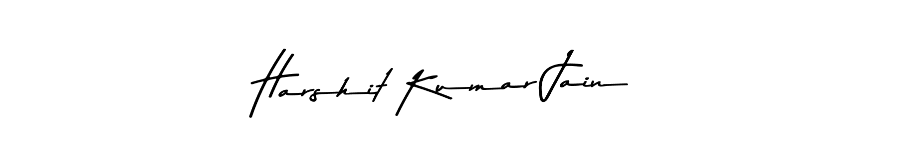 Create a beautiful signature design for name Harshit Kumar Jain. With this signature (Asem Kandis PERSONAL USE) fonts, you can make a handwritten signature for free. Harshit Kumar Jain signature style 9 images and pictures png