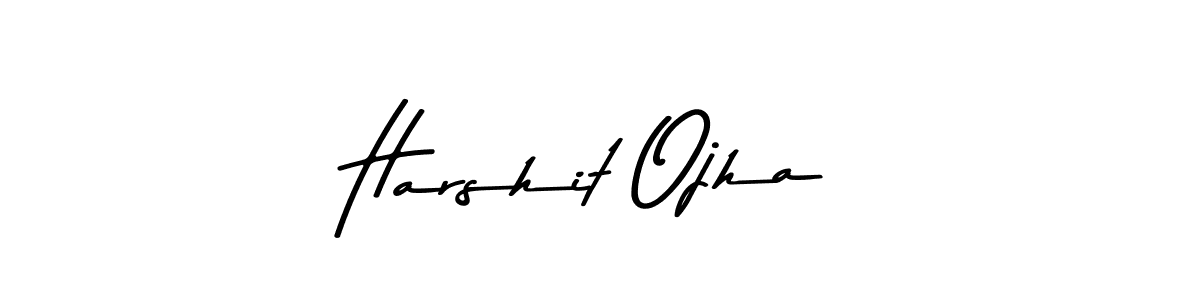 Harshit Ojha stylish signature style. Best Handwritten Sign (Asem Kandis PERSONAL USE) for my name. Handwritten Signature Collection Ideas for my name Harshit Ojha. Harshit Ojha signature style 9 images and pictures png