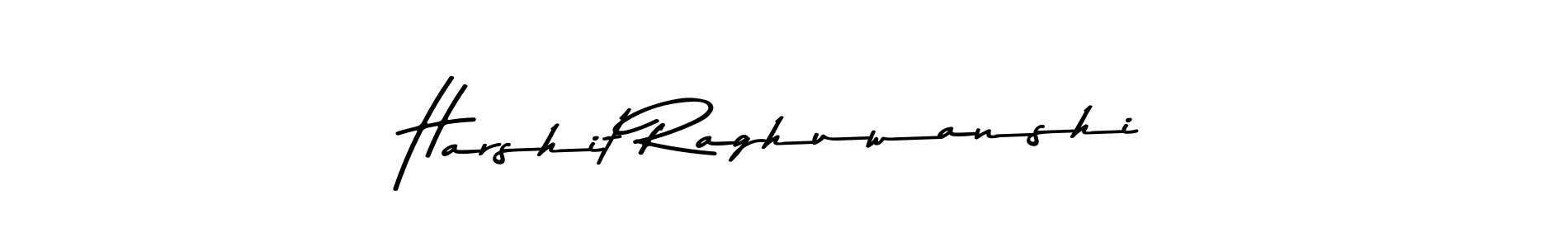 Create a beautiful signature design for name Harshit Raghuwanshi. With this signature (Asem Kandis PERSONAL USE) fonts, you can make a handwritten signature for free. Harshit Raghuwanshi signature style 9 images and pictures png