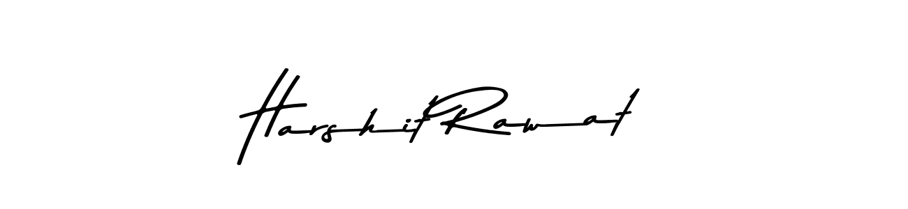 Design your own signature with our free online signature maker. With this signature software, you can create a handwritten (Asem Kandis PERSONAL USE) signature for name Harshit Rawat. Harshit Rawat signature style 9 images and pictures png
