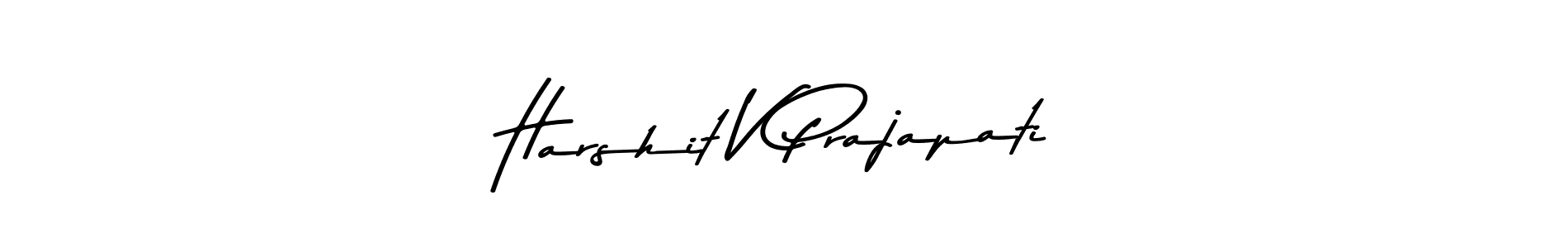 Make a short Harshit V Prajapati signature style. Manage your documents anywhere anytime using Asem Kandis PERSONAL USE. Create and add eSignatures, submit forms, share and send files easily. Harshit V Prajapati signature style 9 images and pictures png