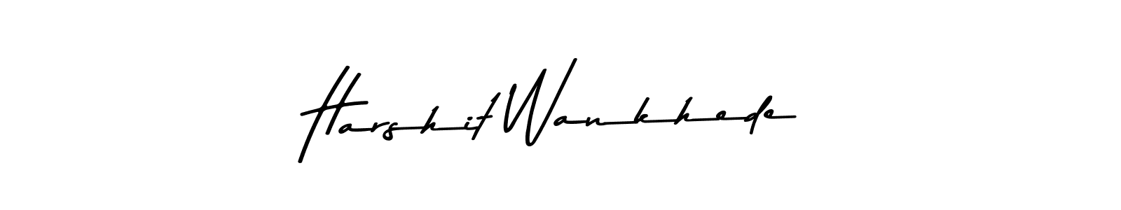 You can use this online signature creator to create a handwritten signature for the name Harshit Wankhede. This is the best online autograph maker. Harshit Wankhede signature style 9 images and pictures png