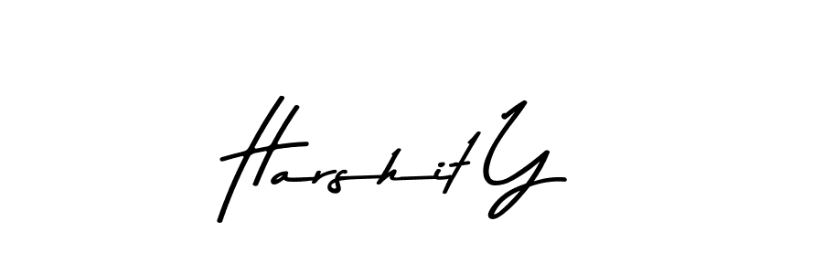 Make a beautiful signature design for name Harshit Y. Use this online signature maker to create a handwritten signature for free. Harshit Y signature style 9 images and pictures png