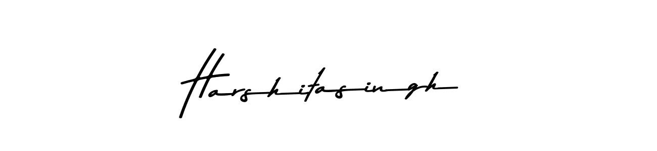 You should practise on your own different ways (Asem Kandis PERSONAL USE) to write your name (Harshitasingh) in signature. don't let someone else do it for you. Harshitasingh signature style 9 images and pictures png