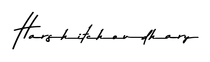 Design your own signature with our free online signature maker. With this signature software, you can create a handwritten (Asem Kandis PERSONAL USE) signature for name Harshitchoudhary. Harshitchoudhary signature style 9 images and pictures png